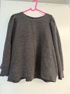 Jane and Delancey Charcoal Gray Crewneck Sweater